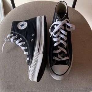 Converse Kids High-Top Sneakers - Black and White
